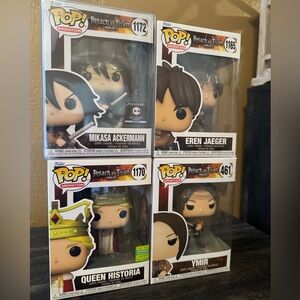 Funko Pop Attack on Titan Figures Set